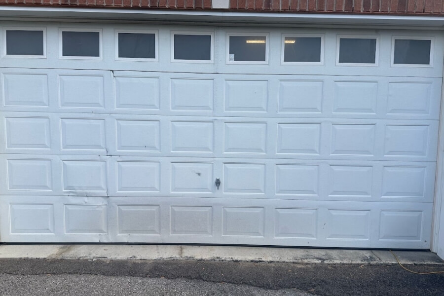 calgary garage door hail damage