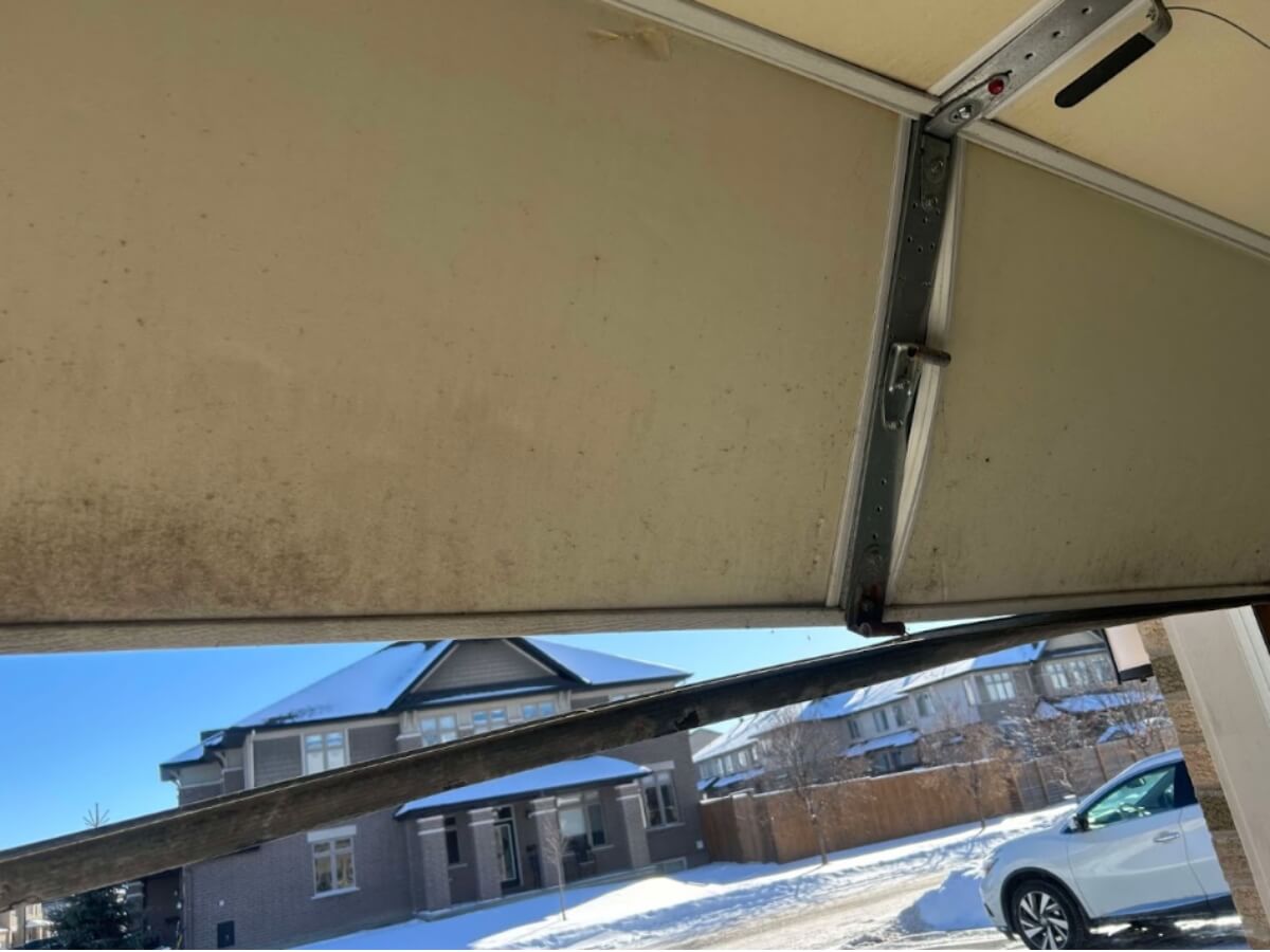 fixing garage door seals